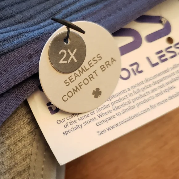 LUCKY brand 2pk super soft comfort sports lounge bras removeable pads 1X 2X - Picture 4 of 7